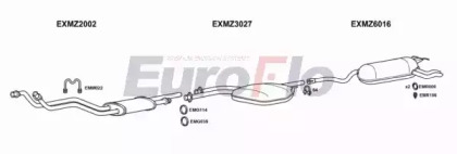 Система выпуска ОГ EuroFlo MZ30030 4001A